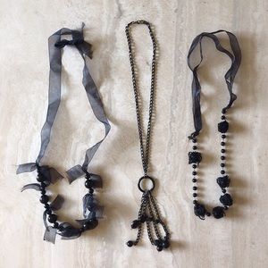 Black Necklaces (Set of 3)